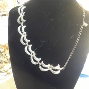 Gold color costume necklace